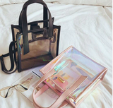 transparent shoulder bags