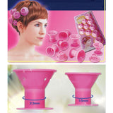 SILICONE, NO-HEAT HAIR CURLERS