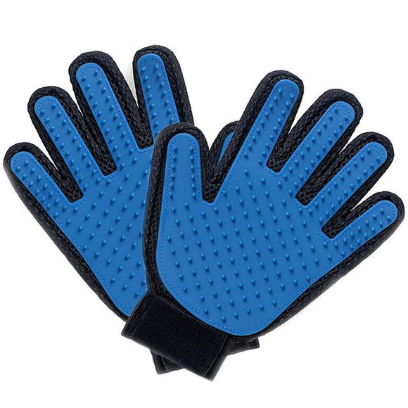 Pet Grooming Deshedding Brush Glove (for Cats/Dogs)