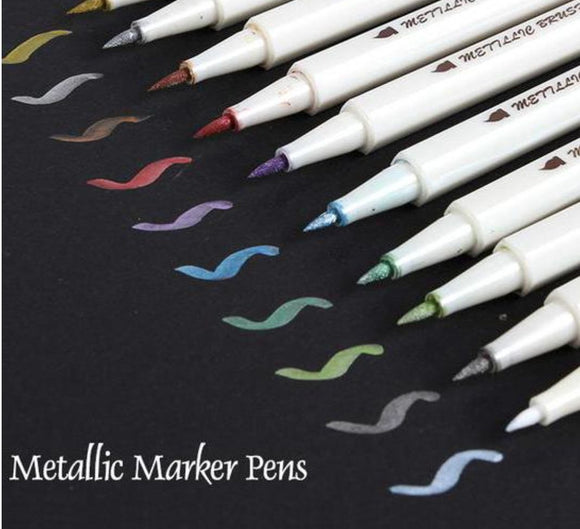 Metallic Marker Set